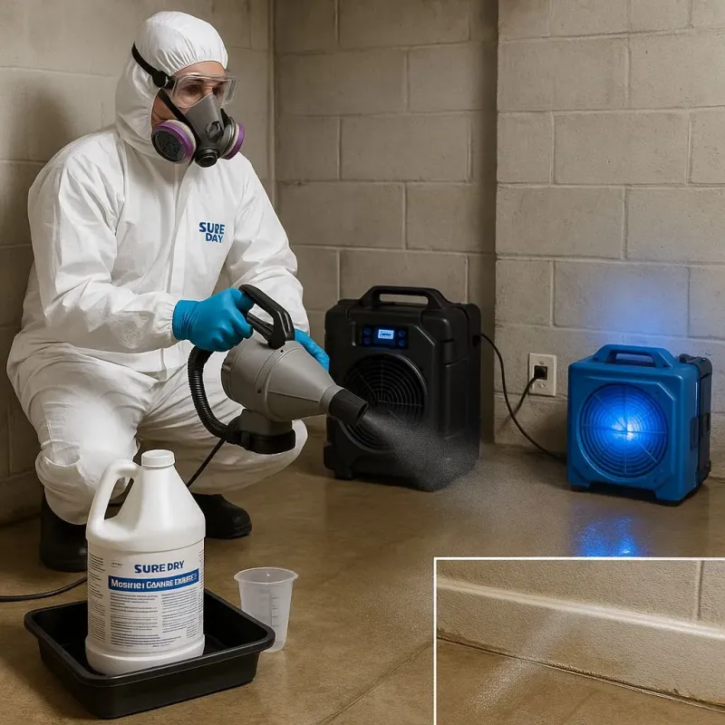 Sanitization and Odor Removal process in Dunmore, PA