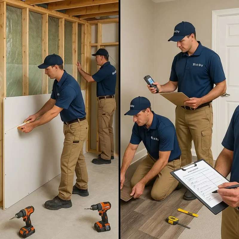 Repairs and Reconstruction process in Dunmore, PA
